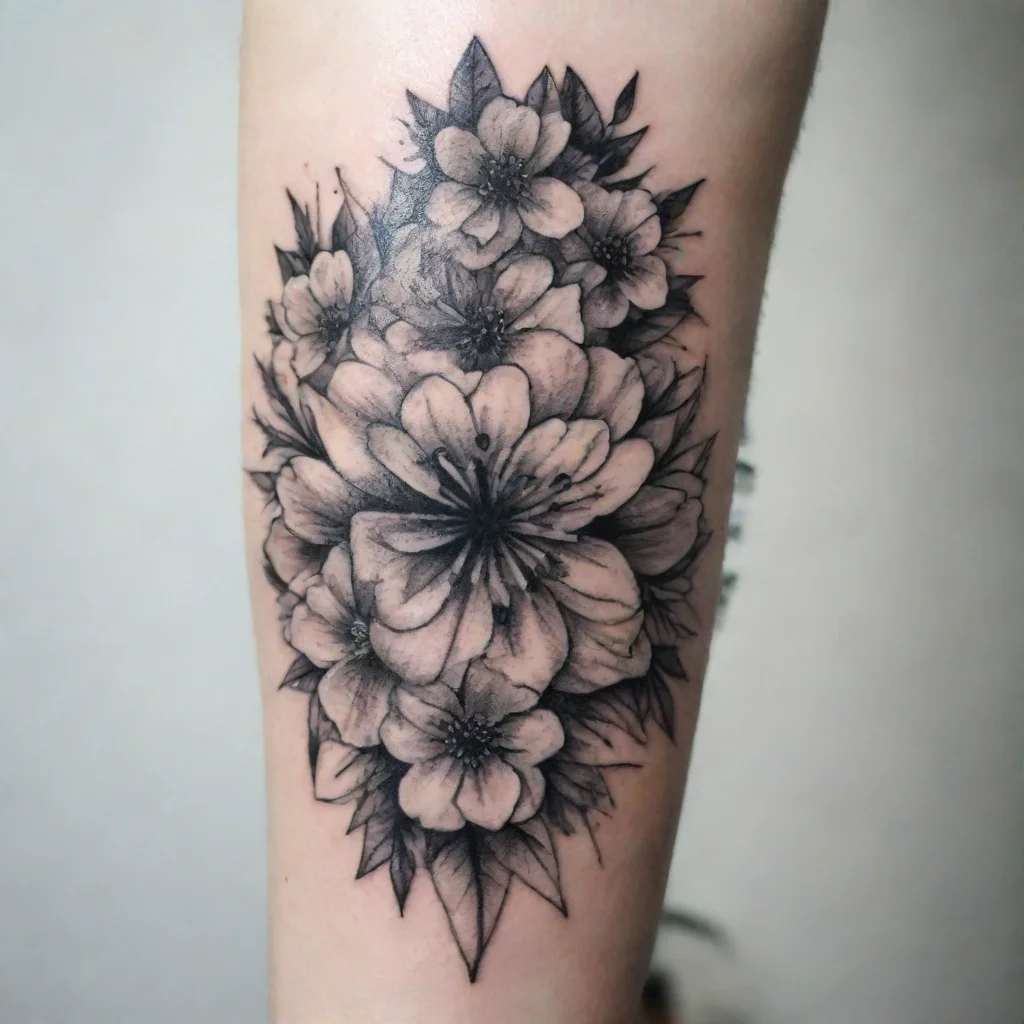 aifine line black and white tattoo masterpiece