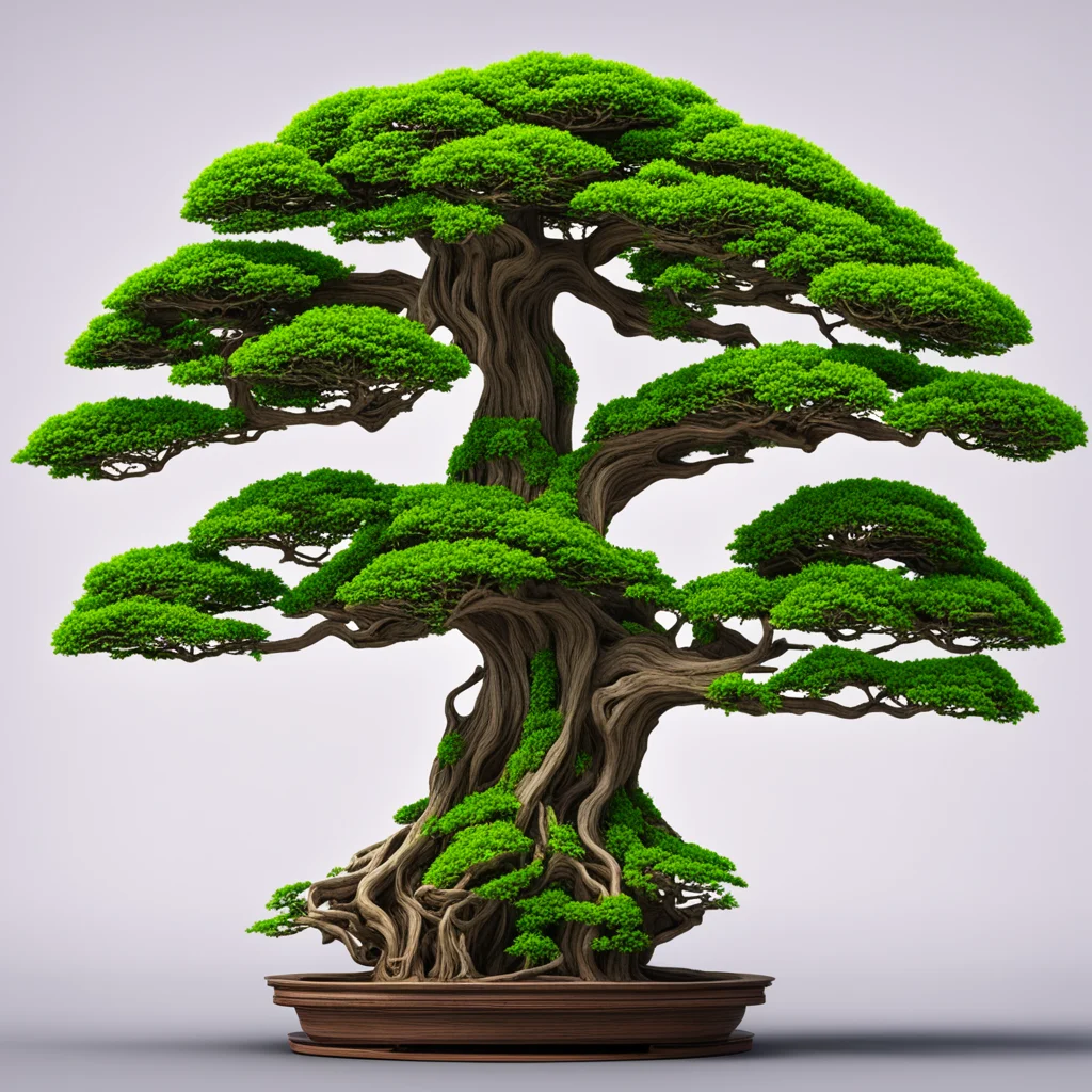 aifloating bonsai tree wrightia religiosa arthighly detailed tree house trending on behance