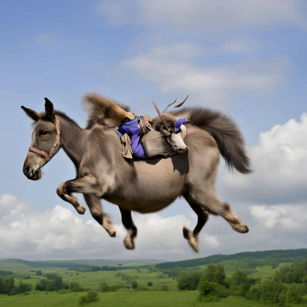 flying donkey amazing awesome portrait 2