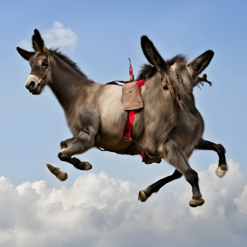 aiflying donkey