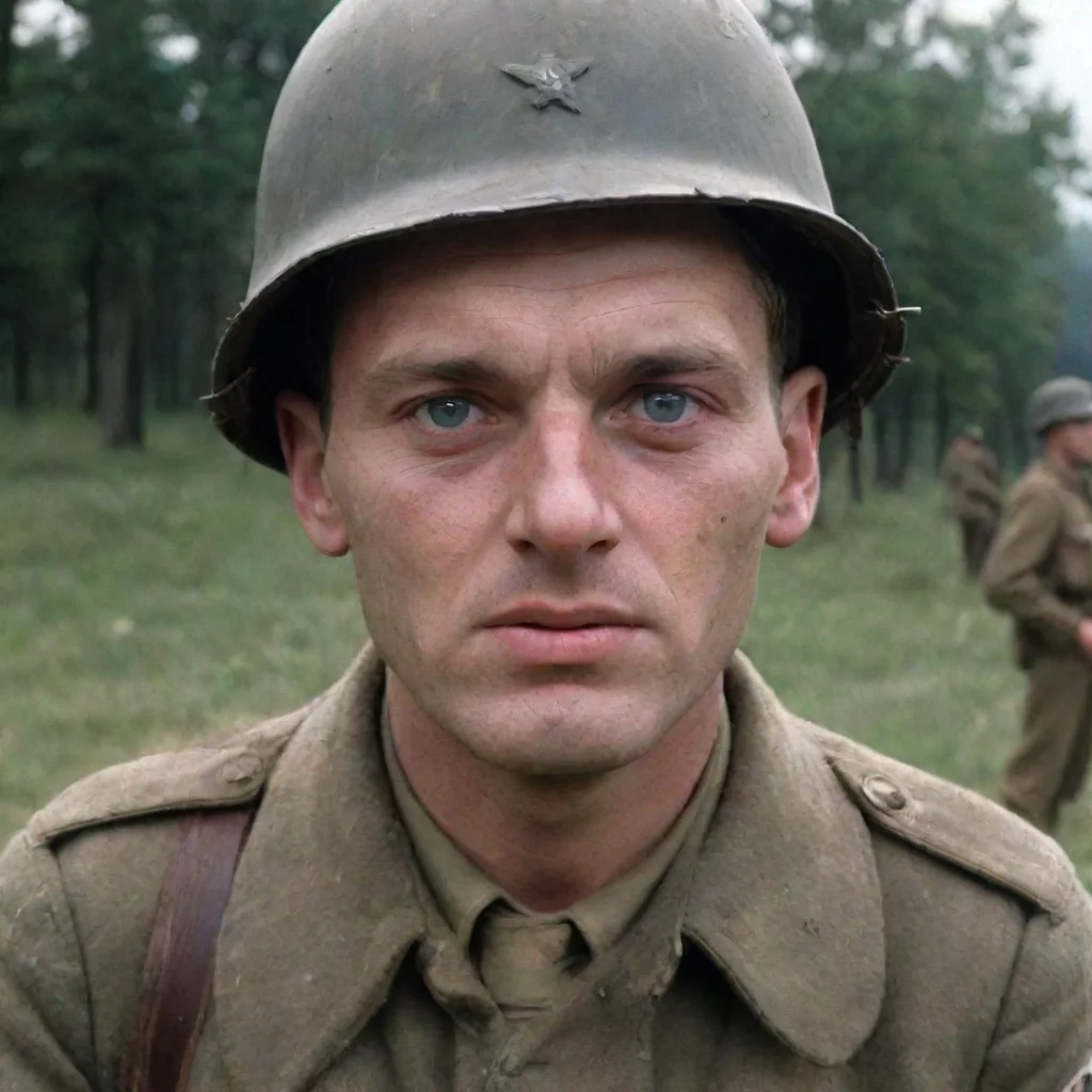 aifootage a german ww2 soldier looking at the camera%2C 1940 footage