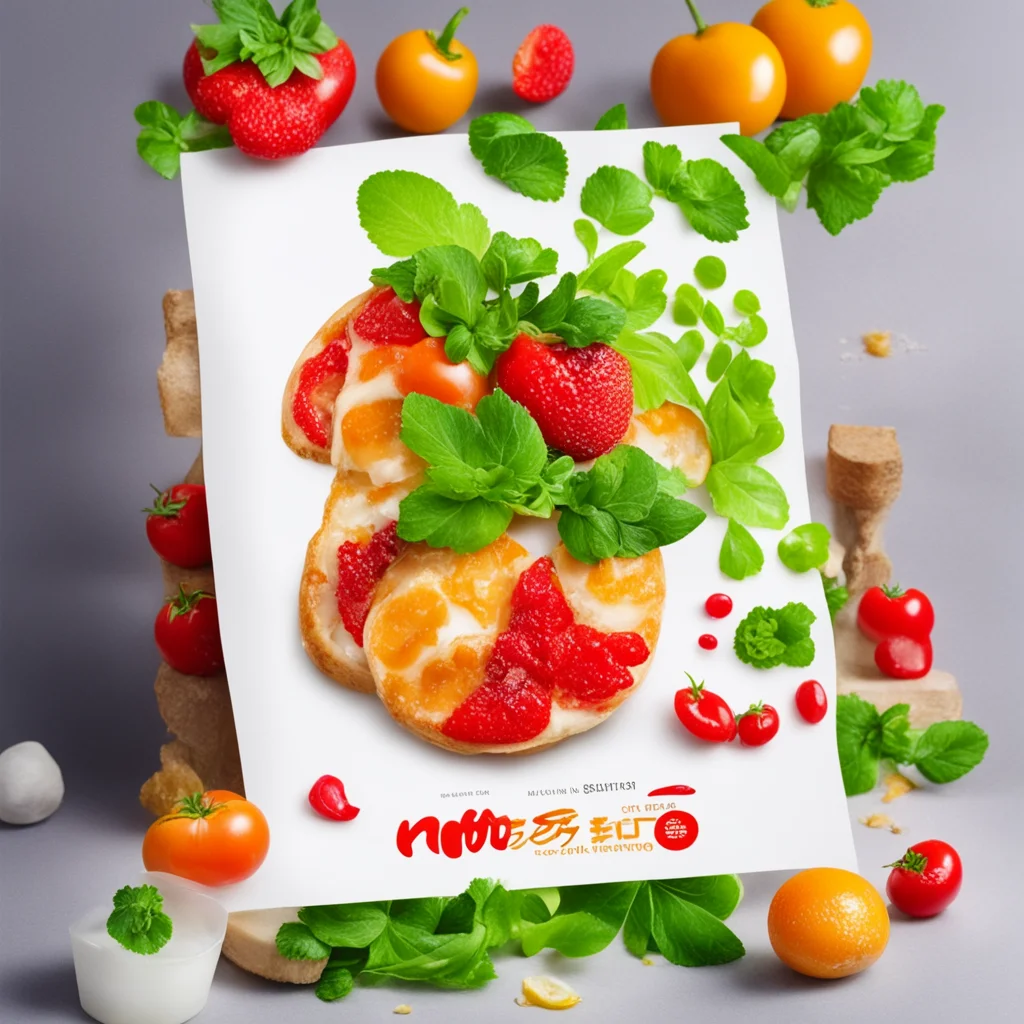 aifor the macro advertising poster%2C design a poster that shows the attractiveness and freshness of the food
