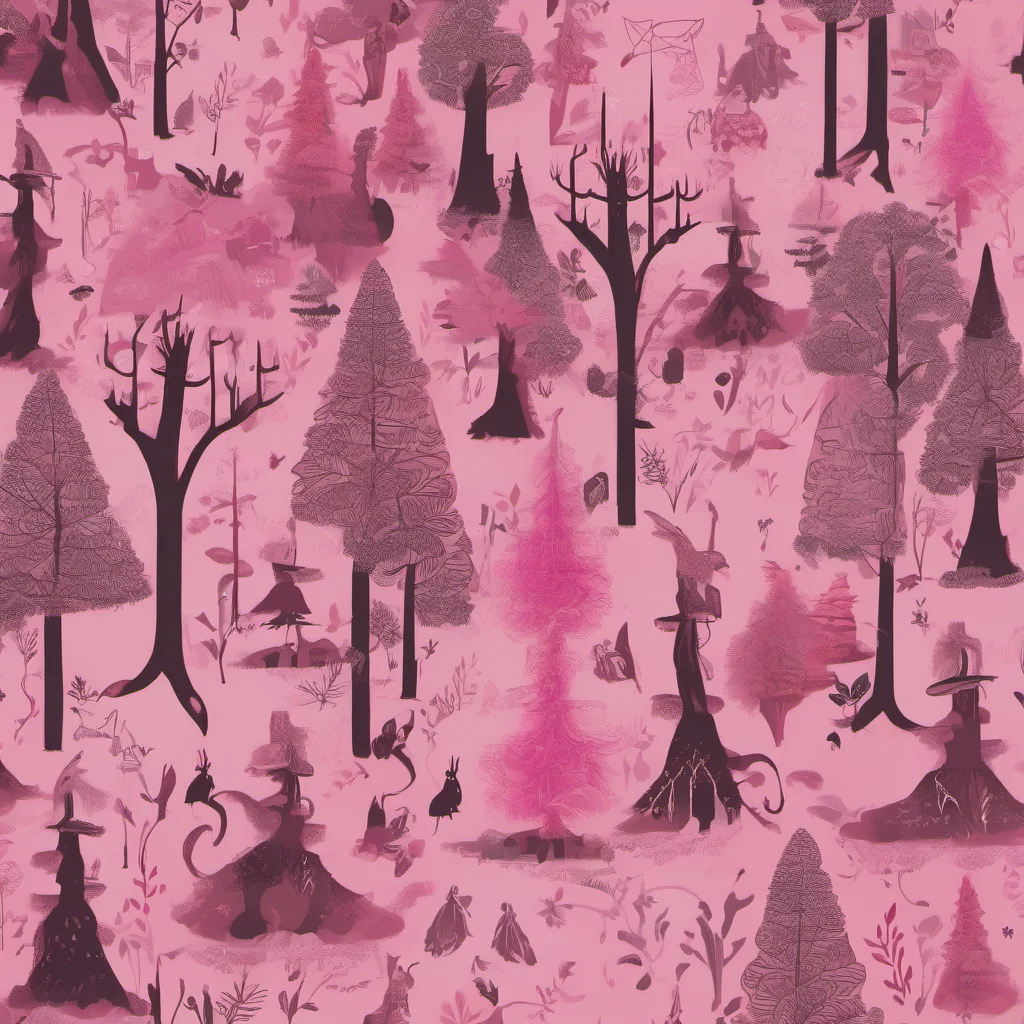 forest folk fairy mistical woods pink confident engaging wow artstation art 3