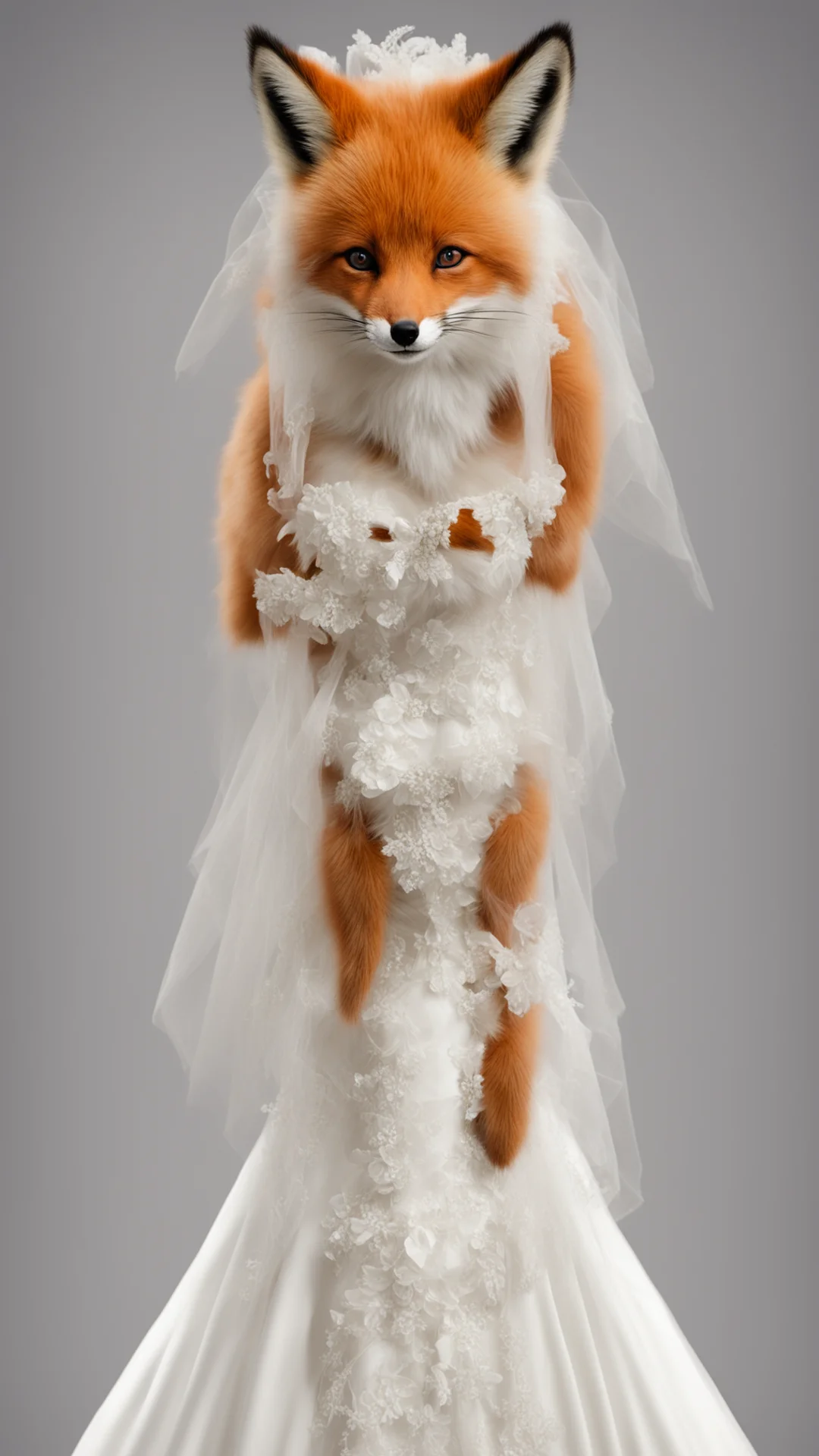 aifox furry bride tall