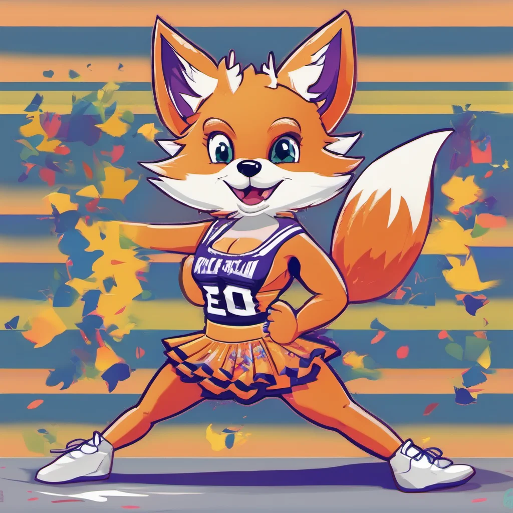 fox furry cheerleader amazing awesome portrait 2