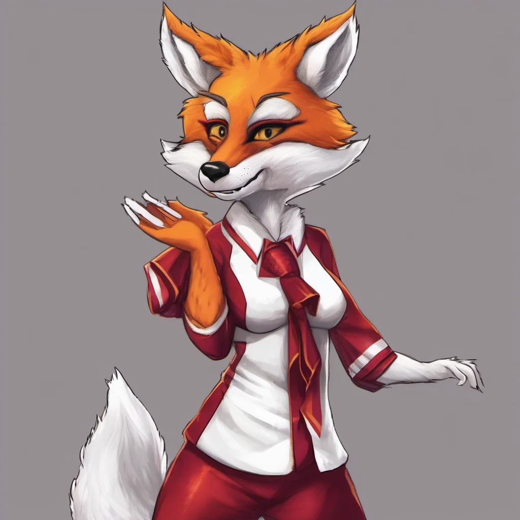 fox furry cheerleader