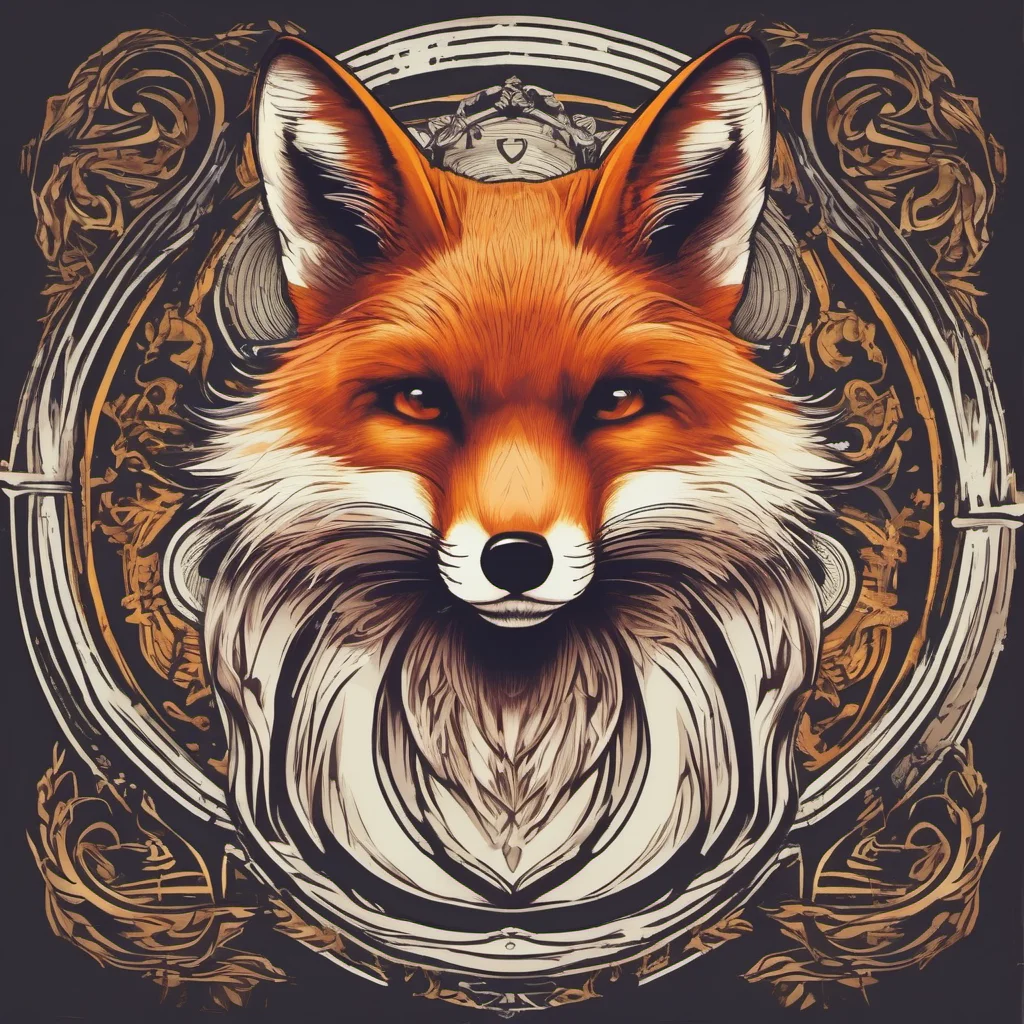 fox logo 2d amazing awesome portrait 2