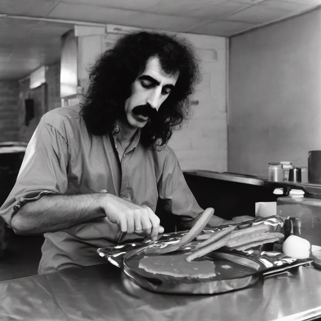 frank zappa playing a frikandel speciaal  good looking trending fantastic 1