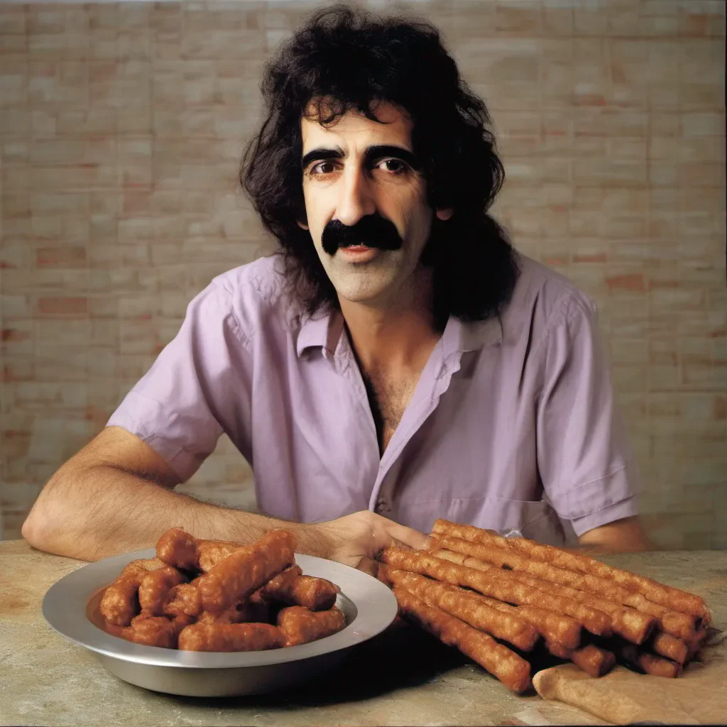 frank zappa playing a frikandel speciaal 