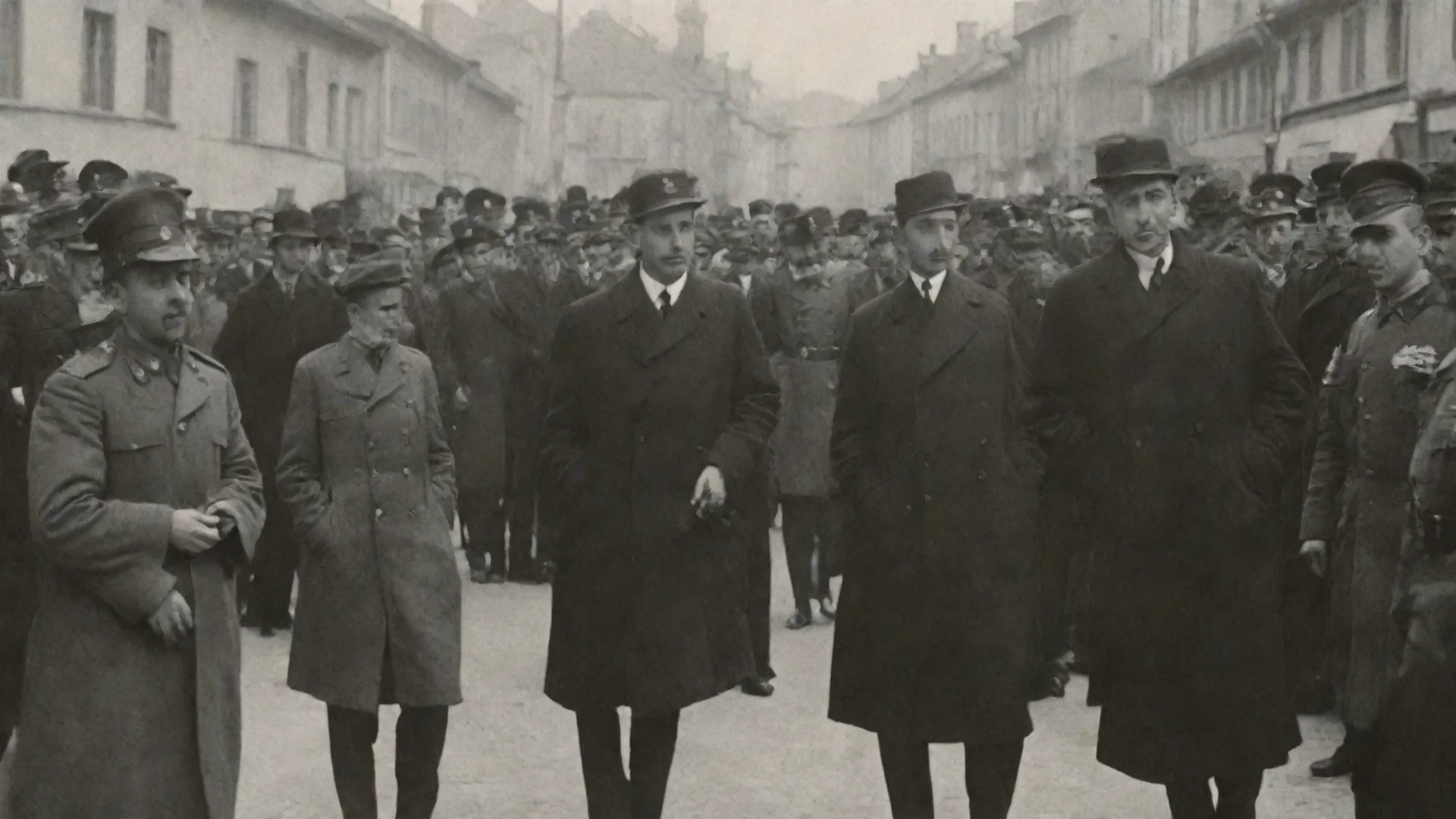 aifrantz ferdinand visiting sarajevo in  1914 wide