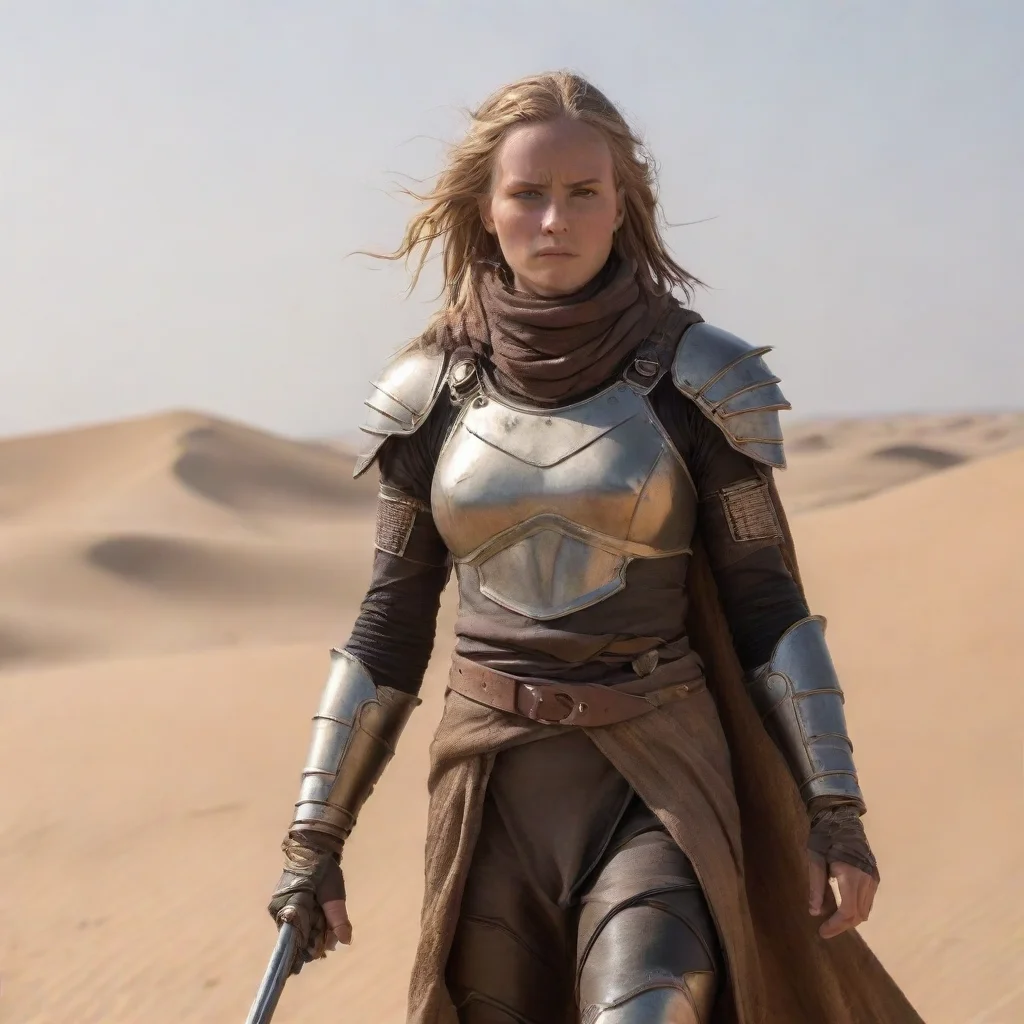 aifremen female warrior on dune
