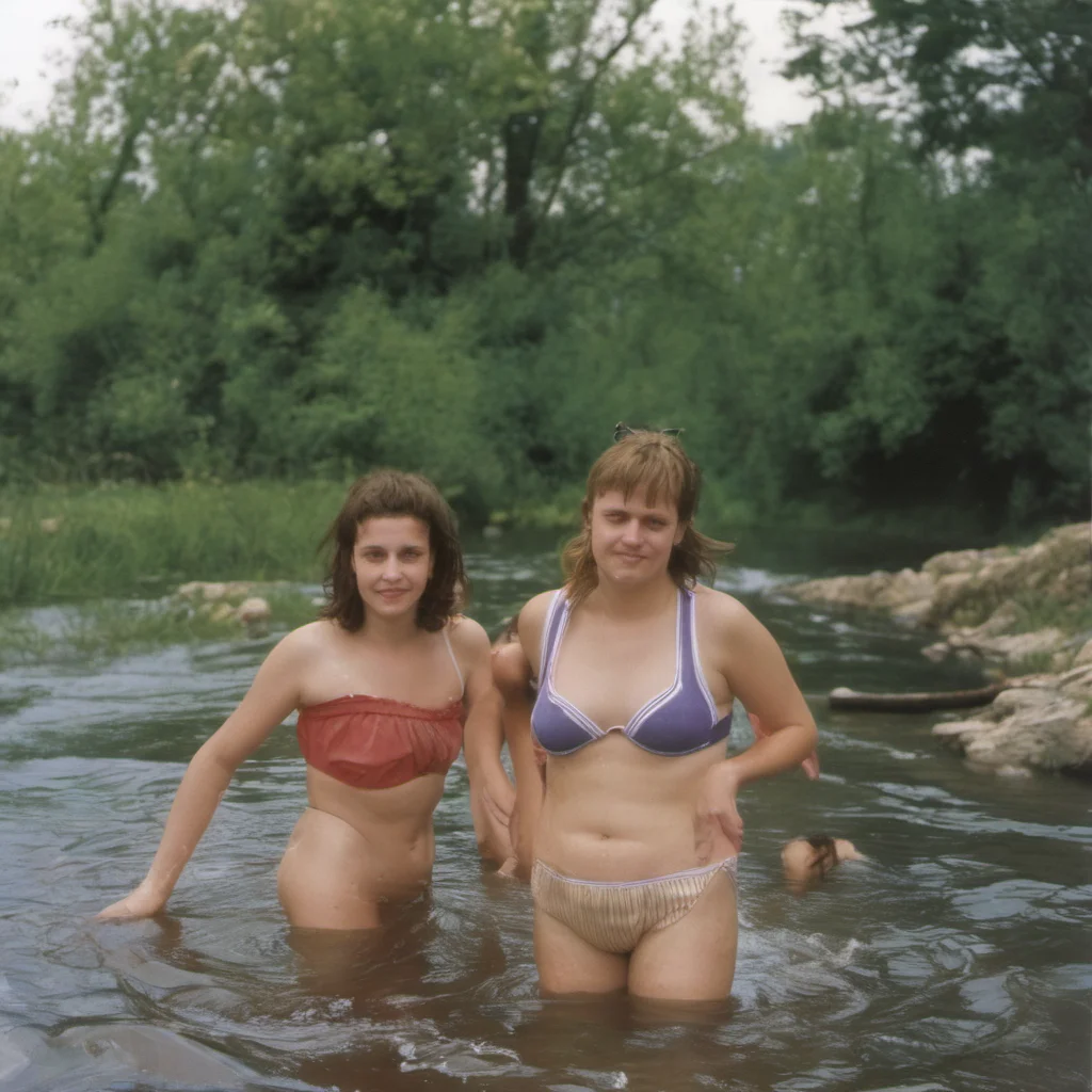french girls bathing in a river   in 2000 good looking trending fantastic 1
