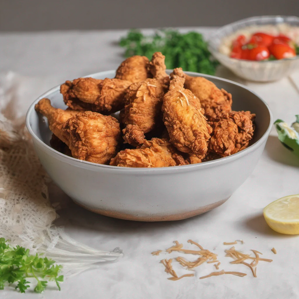 aifried chicken in a bowl good looking trending fantastic 1