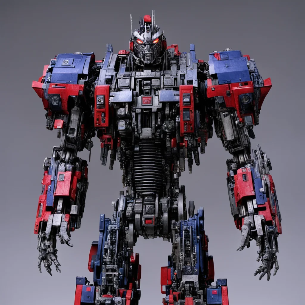 from movie event horizon 1997 from movie tetsuo 1989 from movie virus 1999  show optimus prime terminator made of machine parts amazing awesome portrait 2