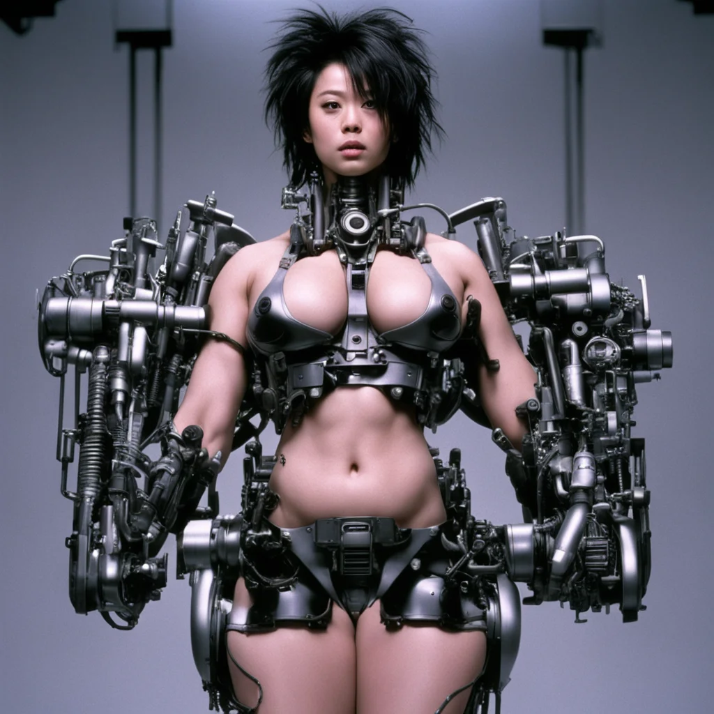 from movie event horizon 1997 from movie tetsuo 1989 from movie virus 1999 400lb busty show woman made of machine parts hyper 