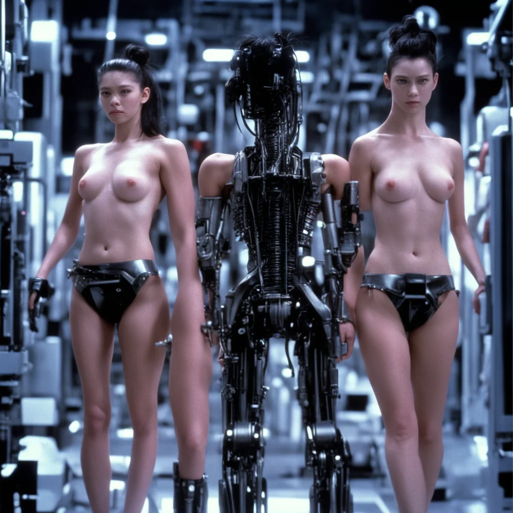 from movie event horizon 1997 from movie tetsuo 1989 from movie virus 1999 400lb show girls from behind made of machine 