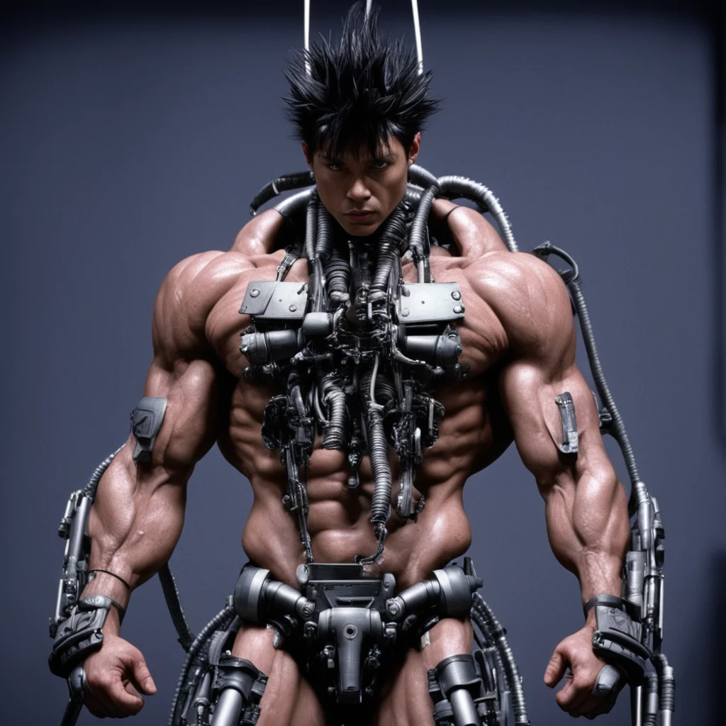 from movie event horizon 1997 from movie tetsuo 1989 from movie virus 1999 400lb show muscle womans made of machine parts hyper  amazing awesome portrait 2