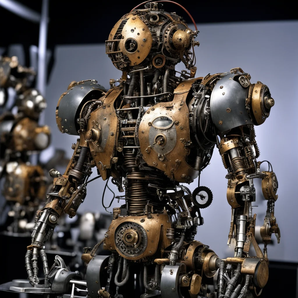 from movie event horizon 1997 from movie tetsuo 1989 from movie virus 1999 steampunk robotic automaton knights made of machine parts and moving gears hyper realistic confident engaging wow artstatio