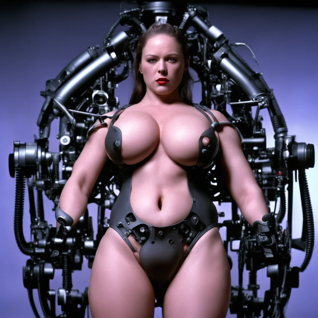 from movie event horizon 1997 from movie virus 1999 400lb busty show woman made of machine parts hyper  confident engaging wow artstation art 3