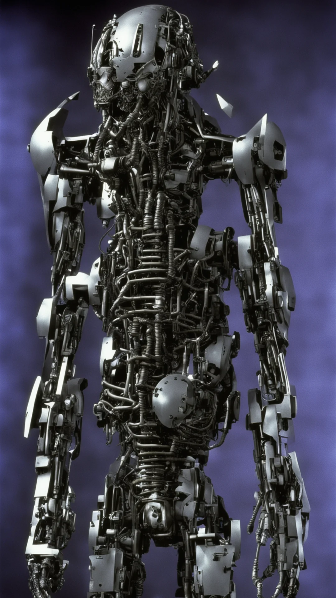 from movie event horizon 1997 from movie virus 1999 show humanoid monster robots made of machine parts and flesh render confident engaging wow artstation art 3 tall