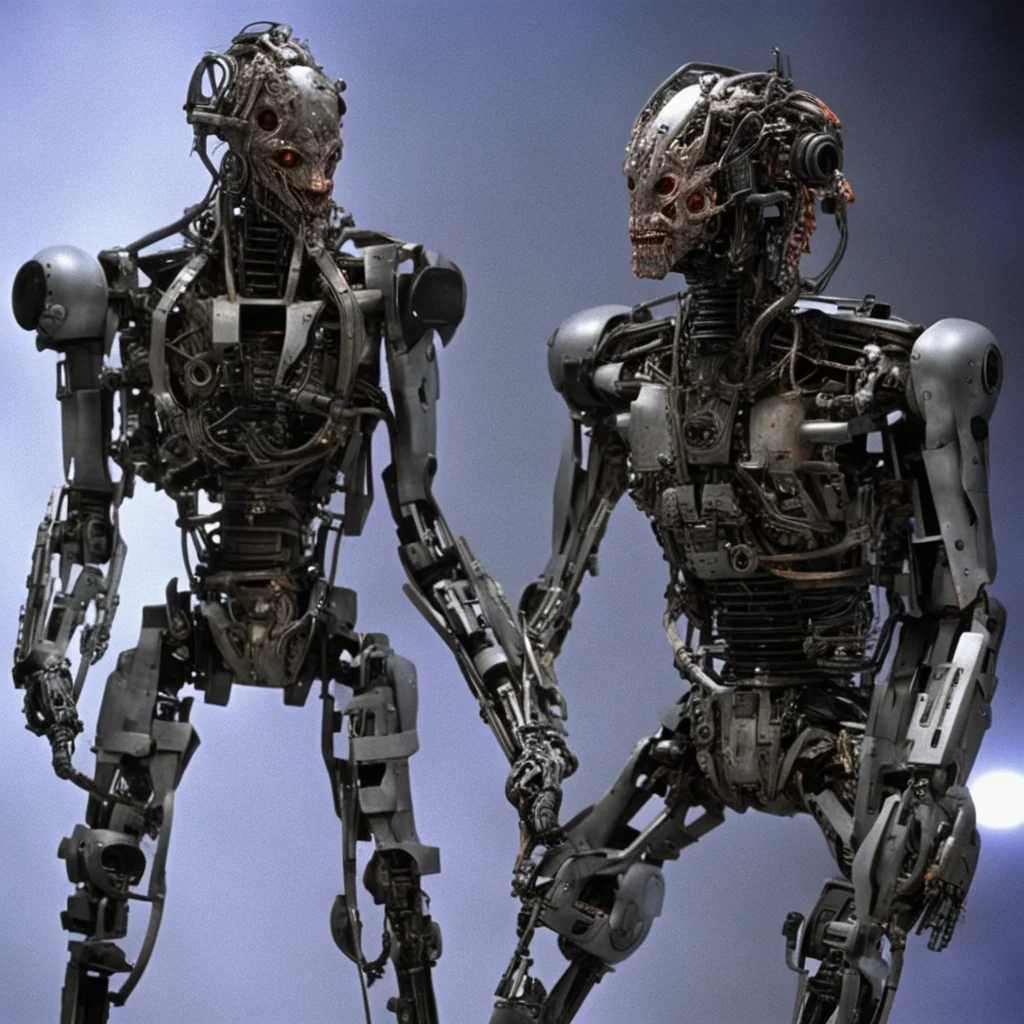 from movie event horizon 1997 from movie virus 1999 show humanoid monster robots made of machine parts and fleshhyper