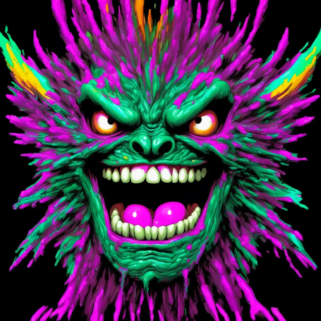 from starforce nes videogame 1985 from starforce arcade videogame 1984 chrome ugly screaming face hyper realistic amazing awesome portrait 2