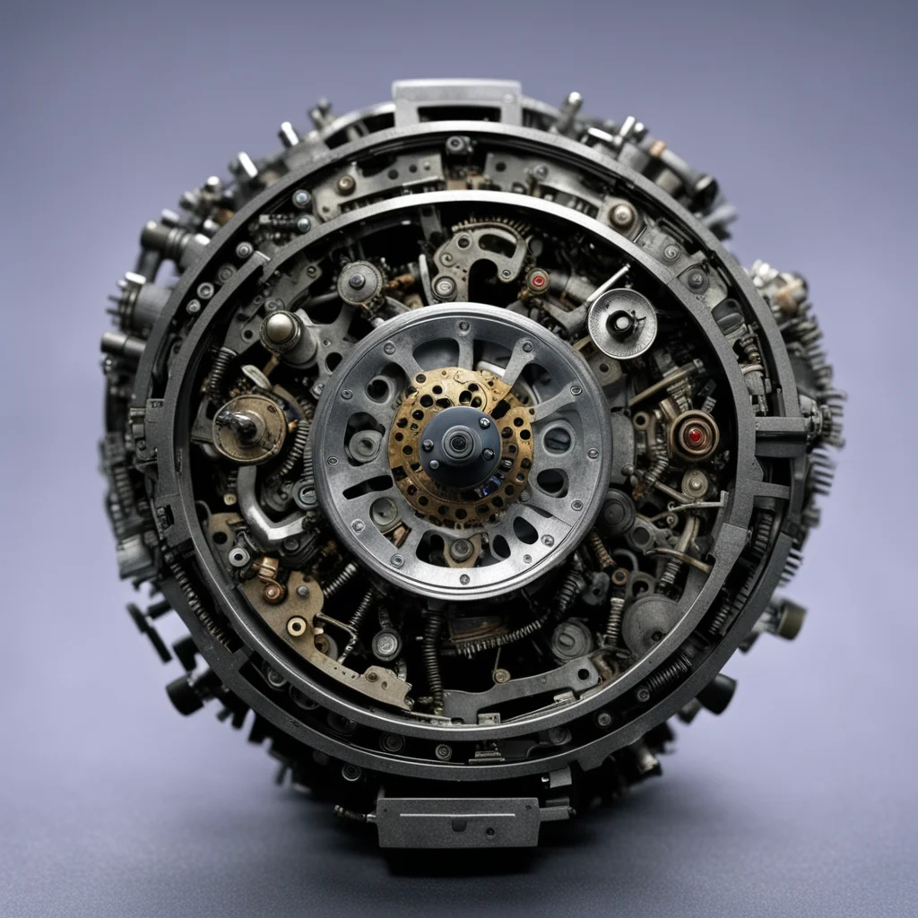 from virus 1999 movie from terminator robot made with mechanical watch and clock parts