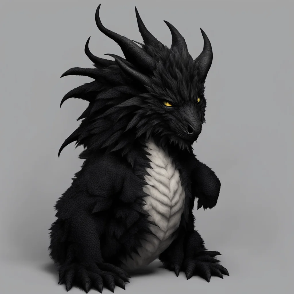 aifurry bara dragon black