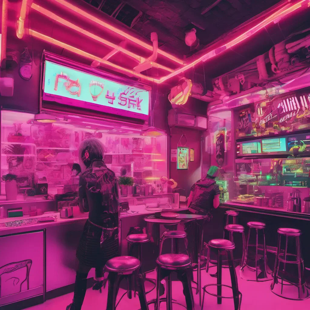 futuristic coin cafe neon punk neon punk amazing awesome portrait 2