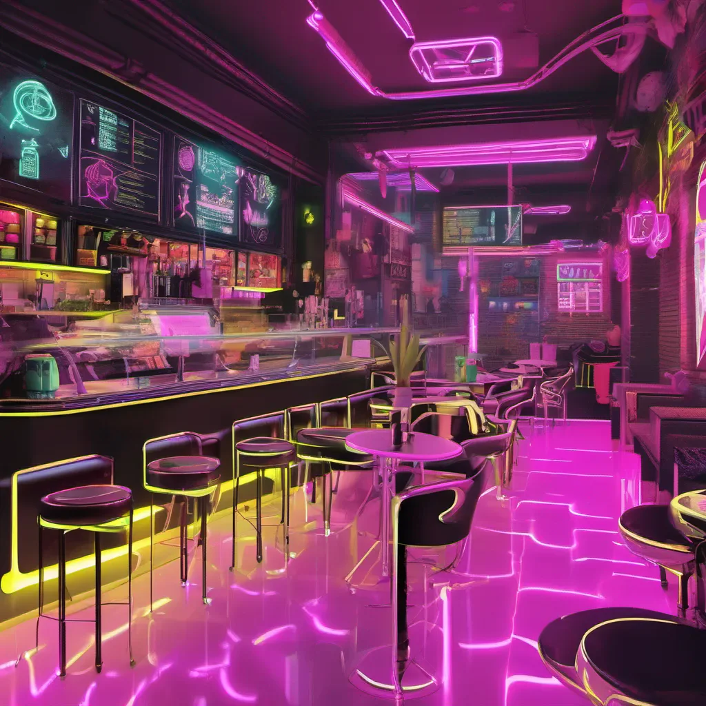 futuristic coin cafe neon punk neon punk good looking trending fantastic 1