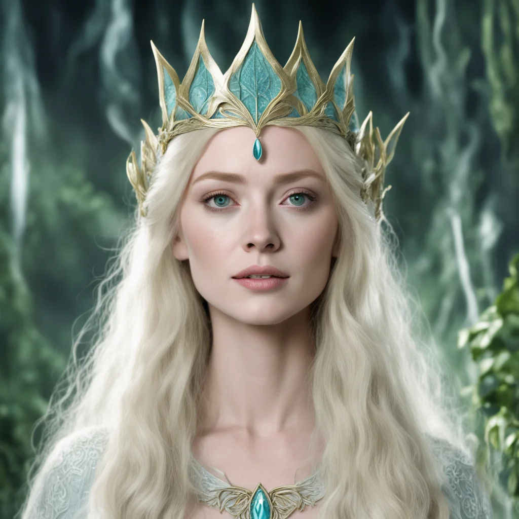 aigaladriel with elvish crown