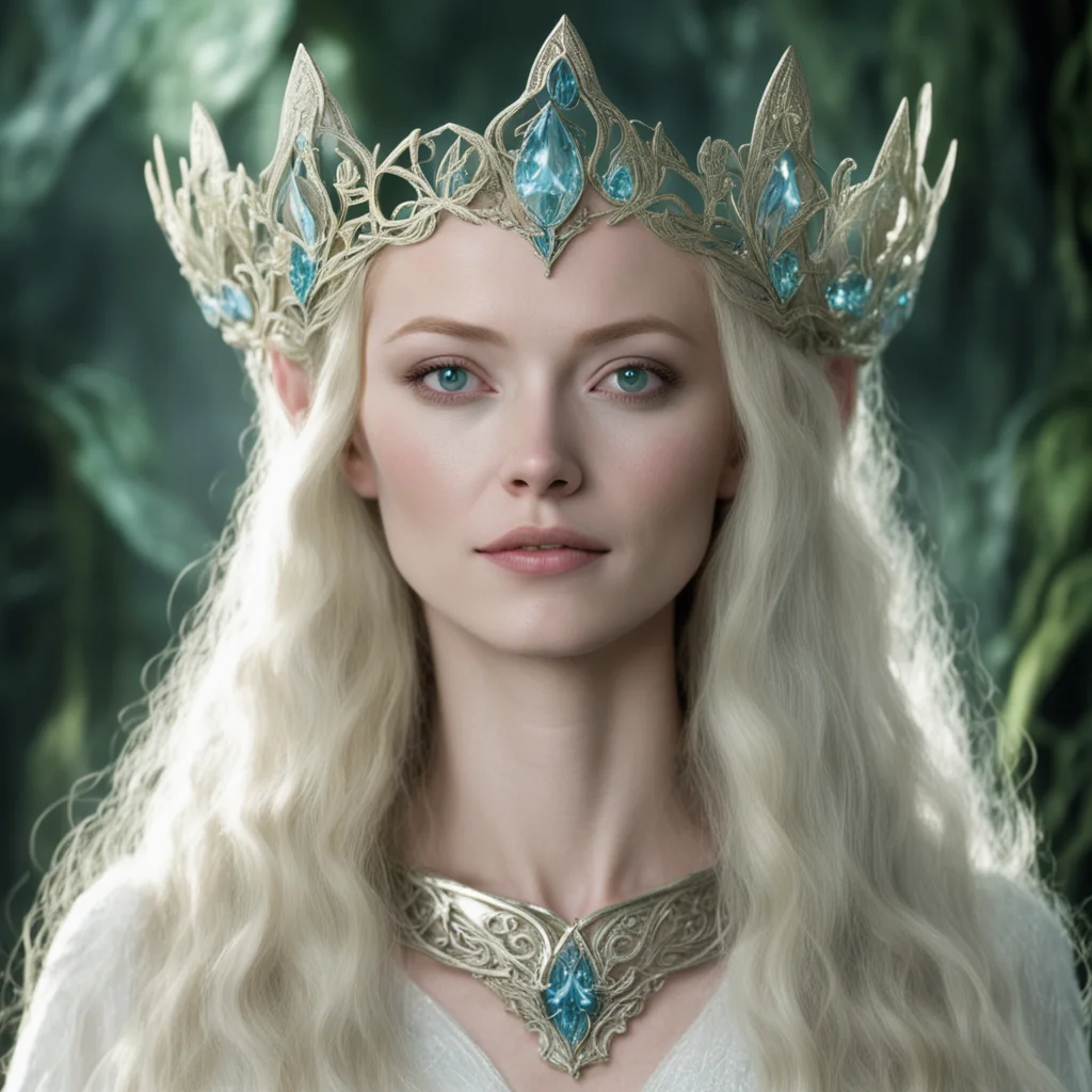 galadriel with elvish tiara
