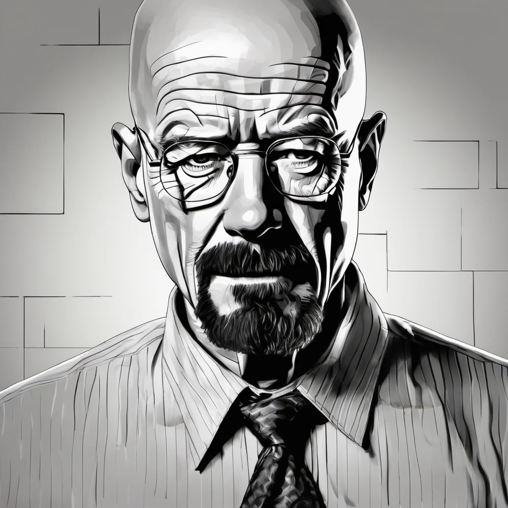 generate a high resolution transparent  at 150dpi minimum dimensions of at least 1500px by 1995px of walter white %28breaking bad%29 