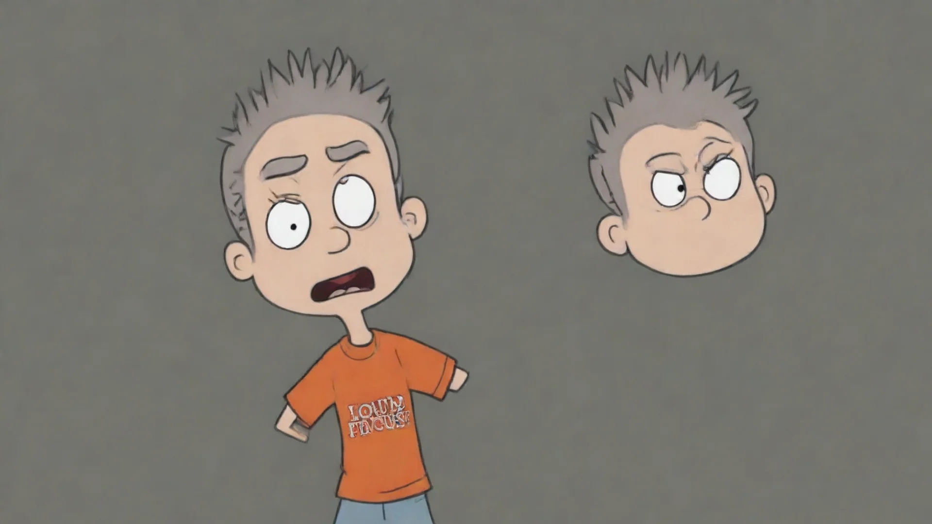 aigenerate a picture of lincoln loud from the loud house as the lead singer of a band wide