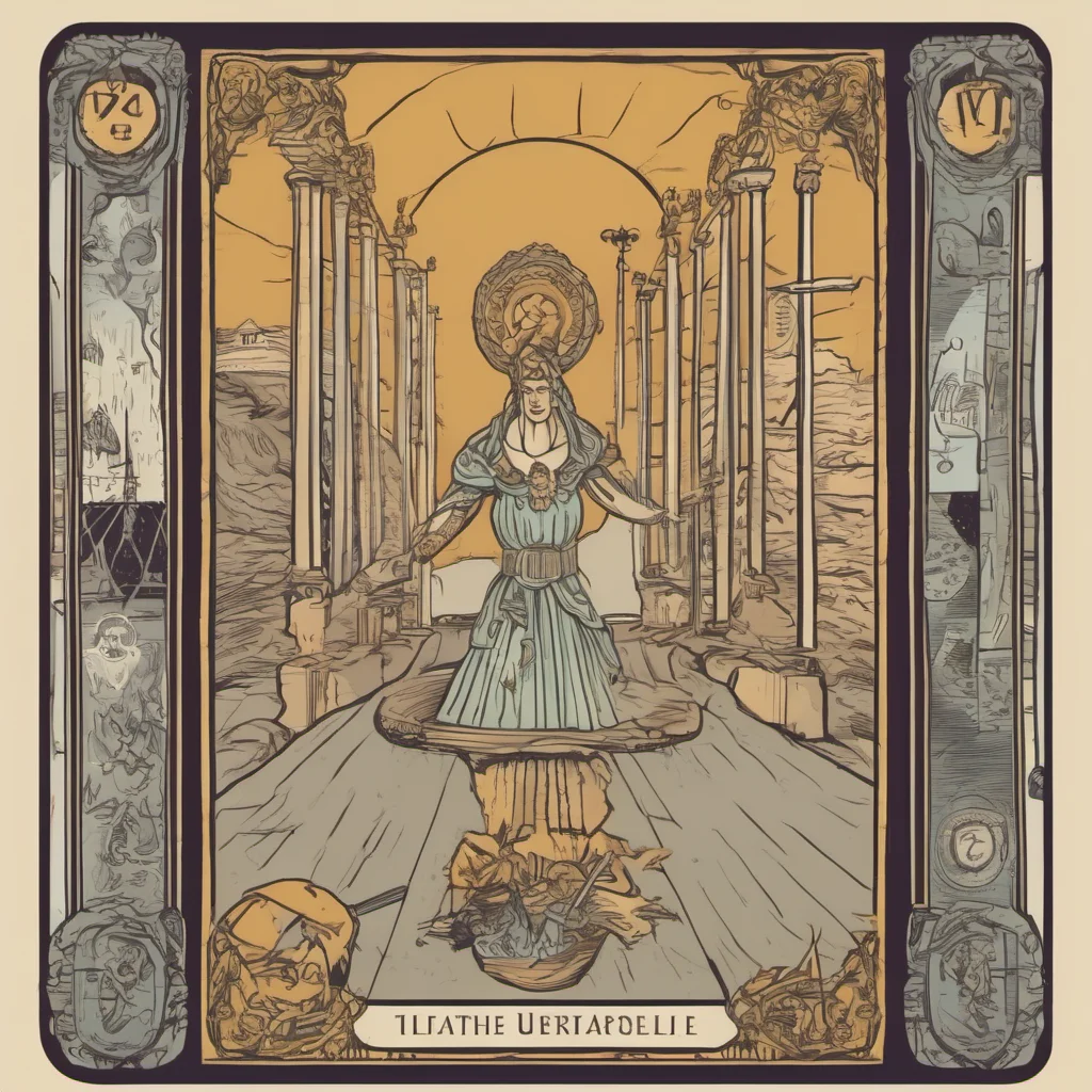 aigenerate a tarot card in the marseille style but original as an illustration amazing awesome portrait 2