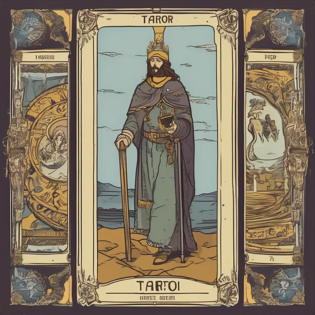 generate a tarot card in the marseille style but original as an illustration confident engaging wow artstation art 3