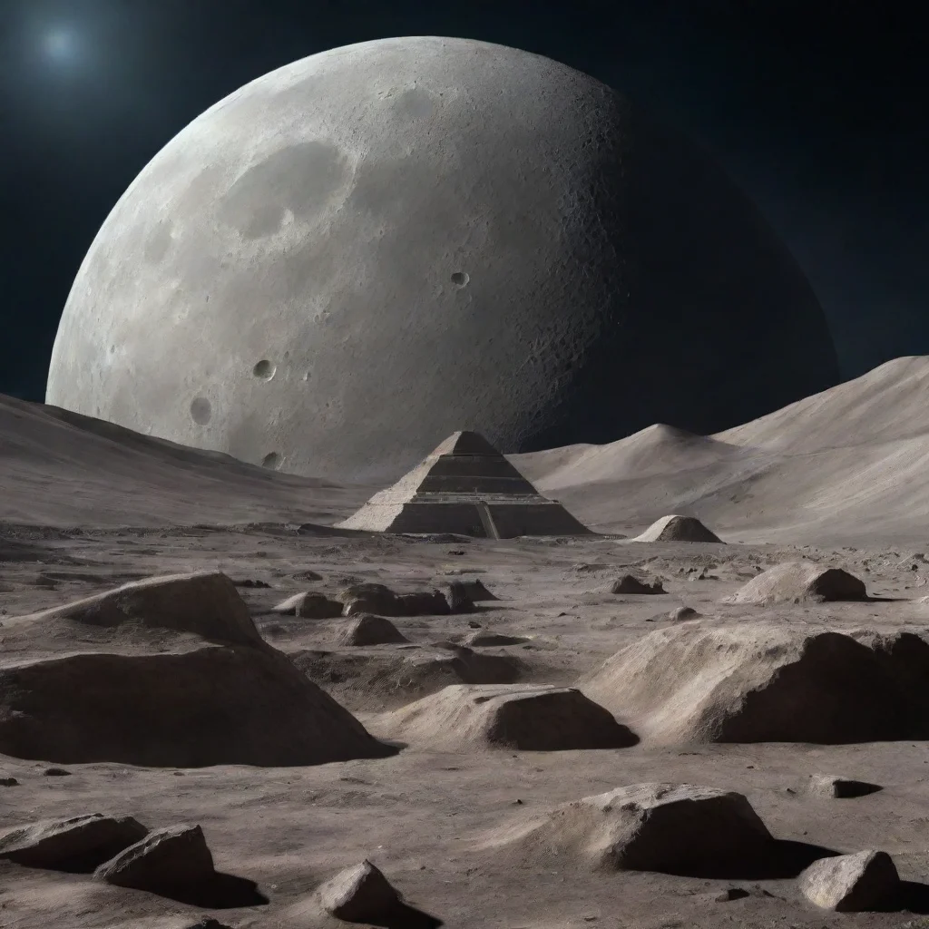aigenerate an ancient civilization on the moon