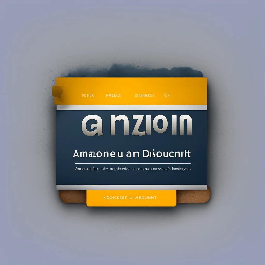 genrate a banner image of amazon discount for website menu slider good looking trending fantastic 1