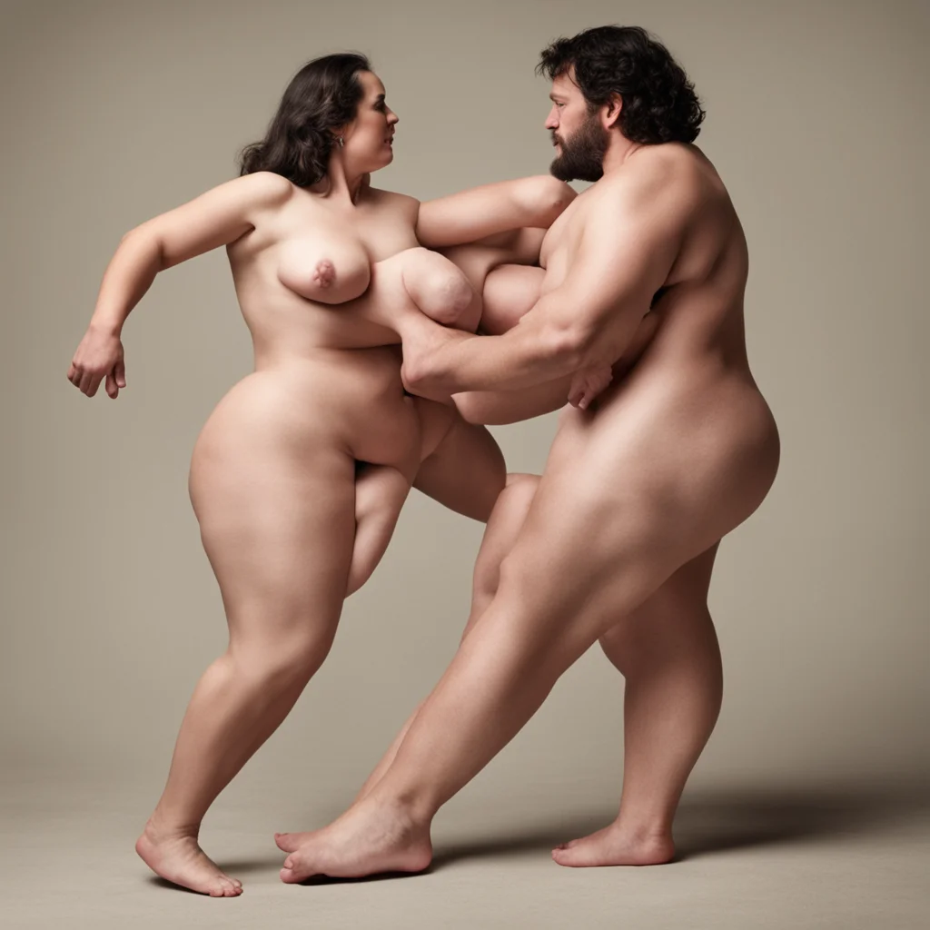 giant woman crushing a tiny man with her bare foot amazing awesome portrait 2