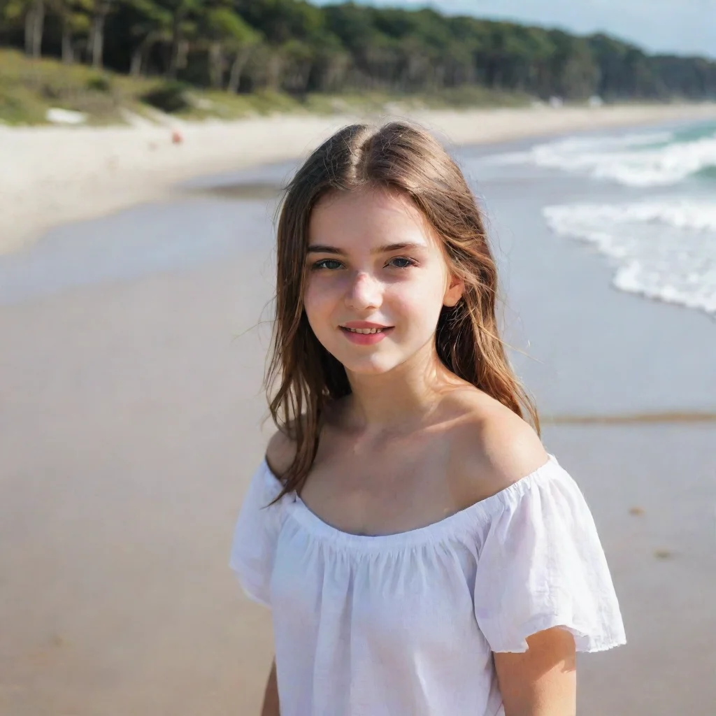 girl at beach