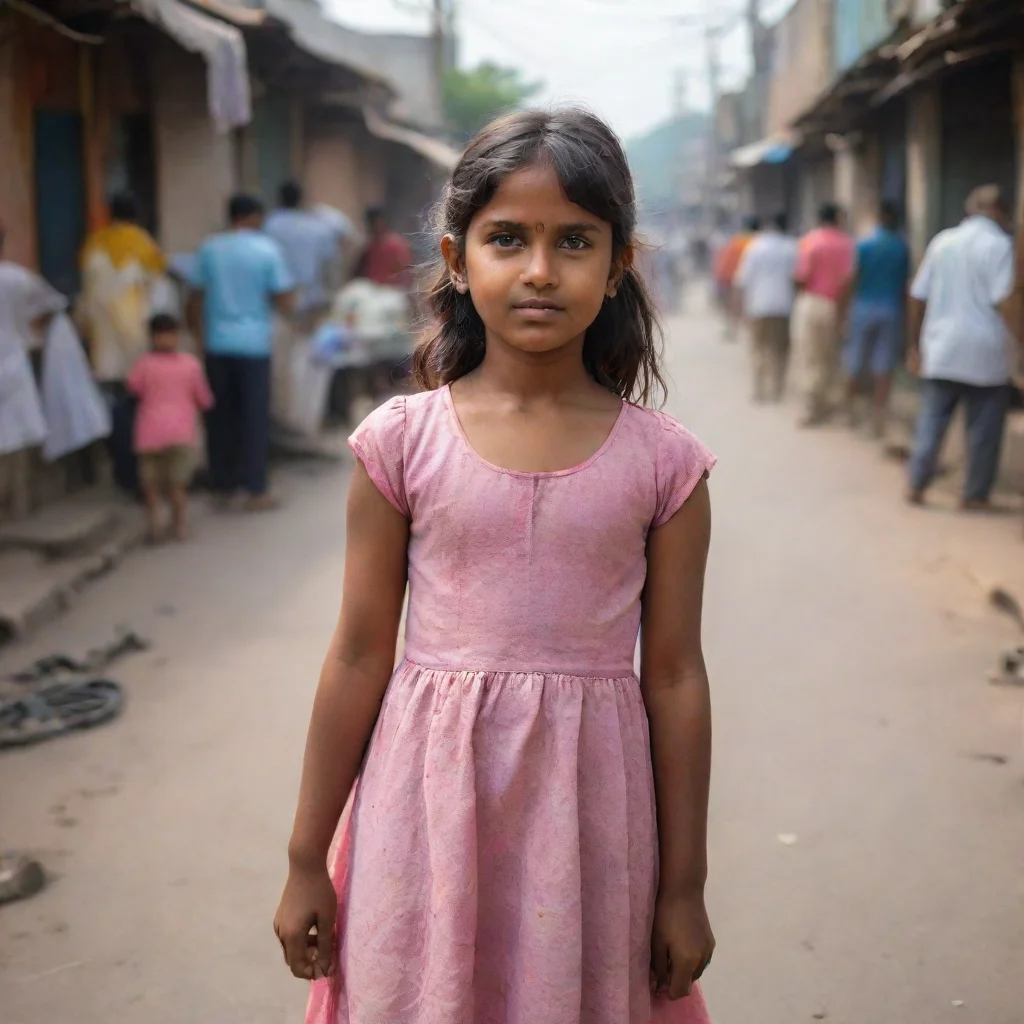 girl in indian streets