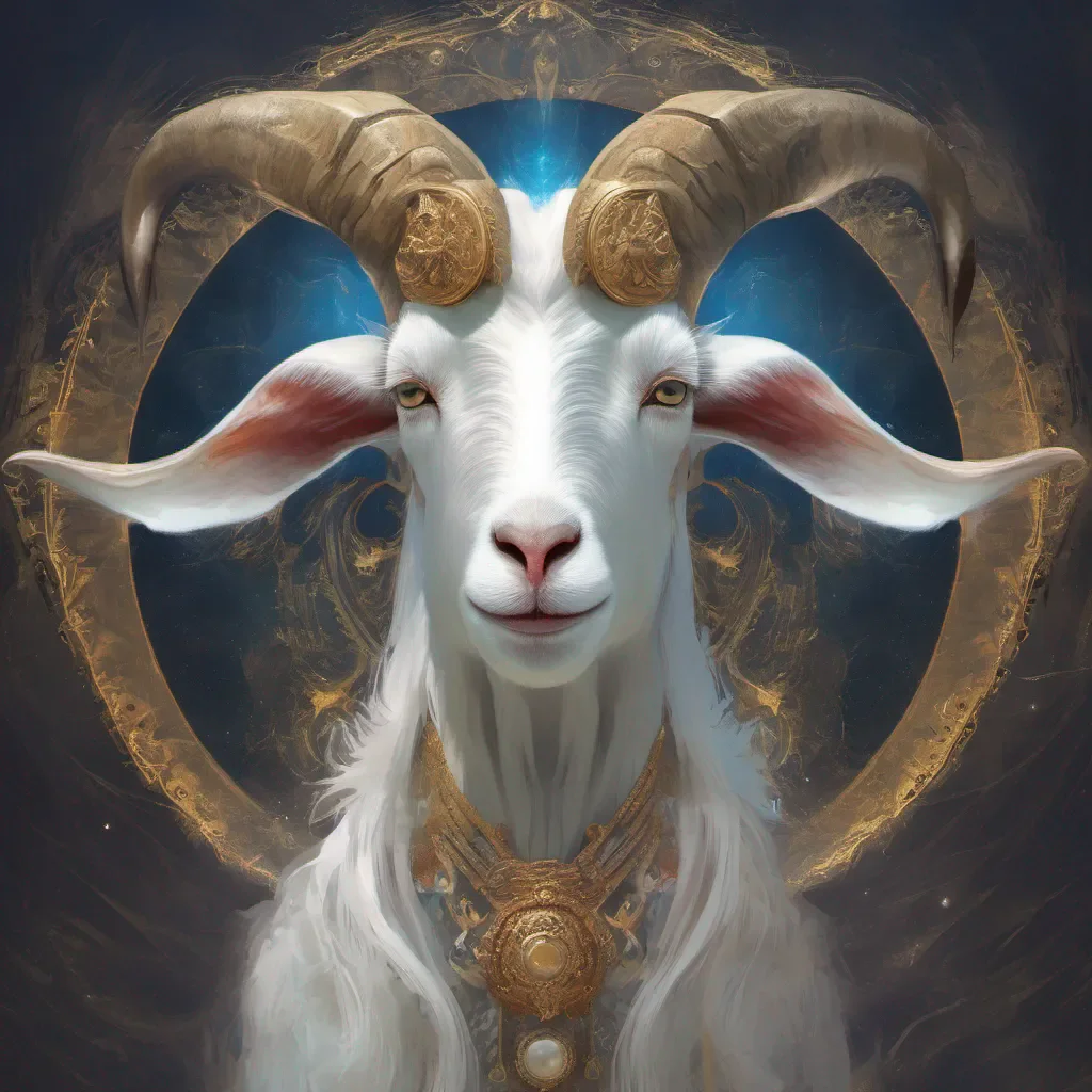 goat god epic ethereal portrait confident engaging wow artstation art 3