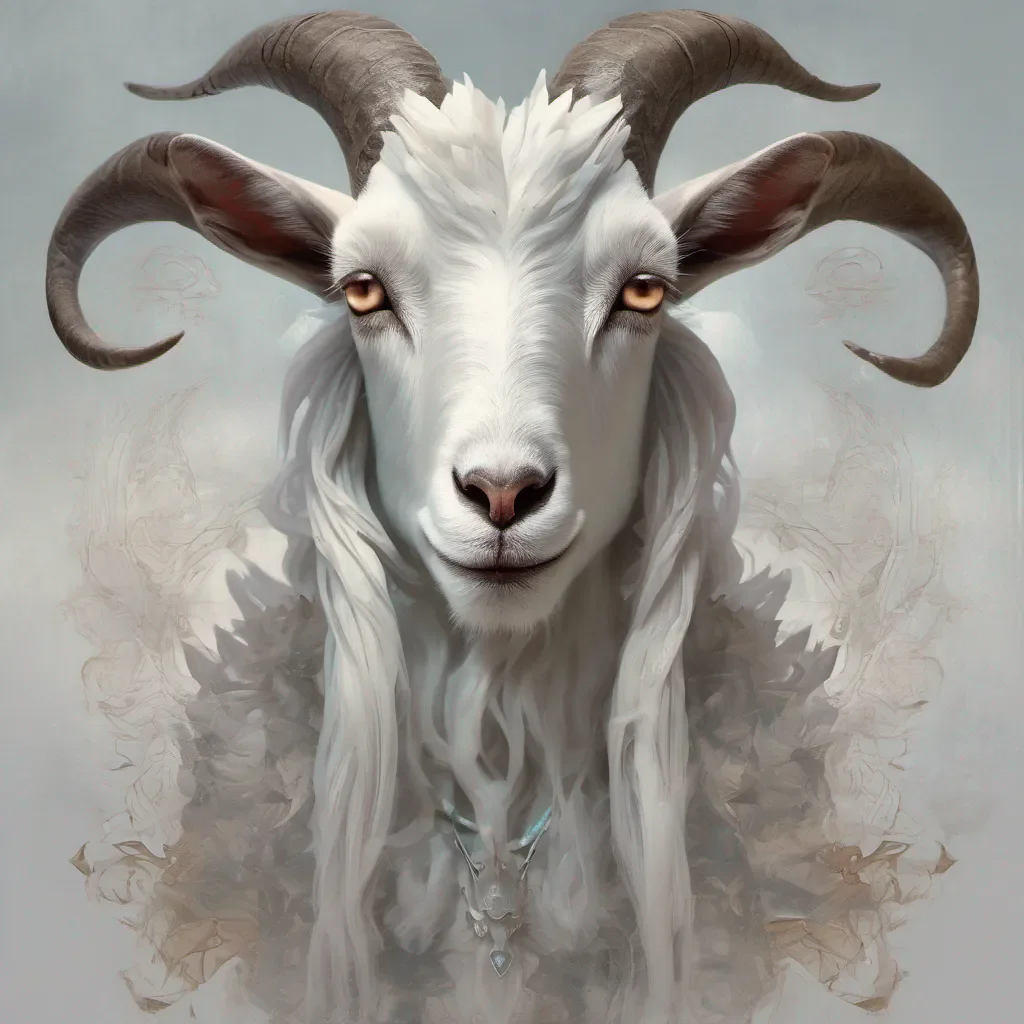 goat god masculine goat epic ethereal portrait confident engaging wow artstation art 3