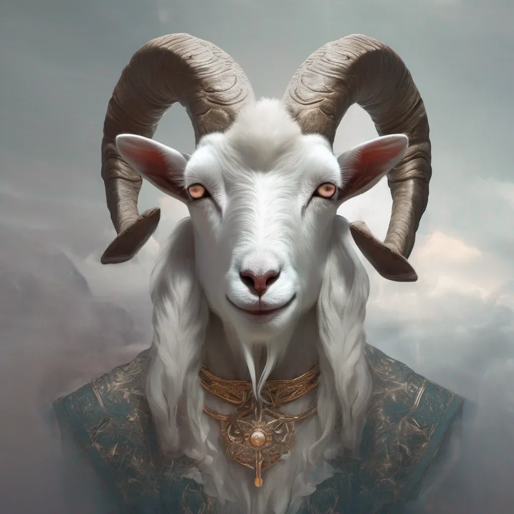 aigoat god masculine goat epic ethereal portrait good looking trending fantastic 1