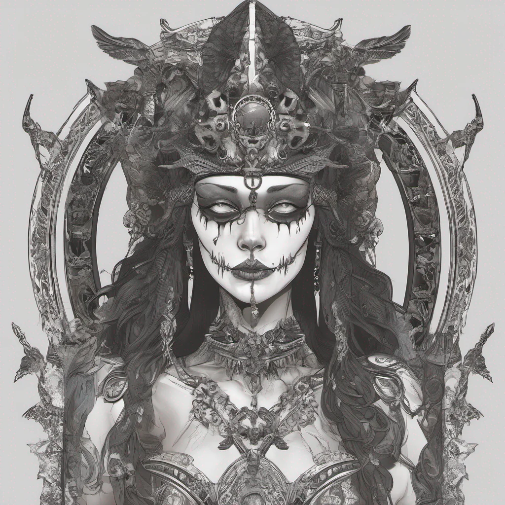 goddess of death female amazing awesome portrait 2