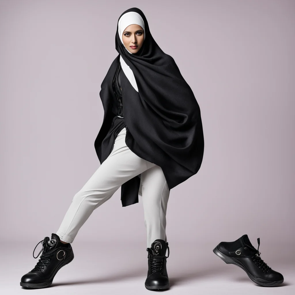 godess kali in riding shoes and in hijab good looking trending fantastic 1