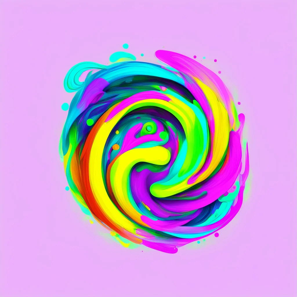 gogh e swirl art colorful letter b logo b b b b b 