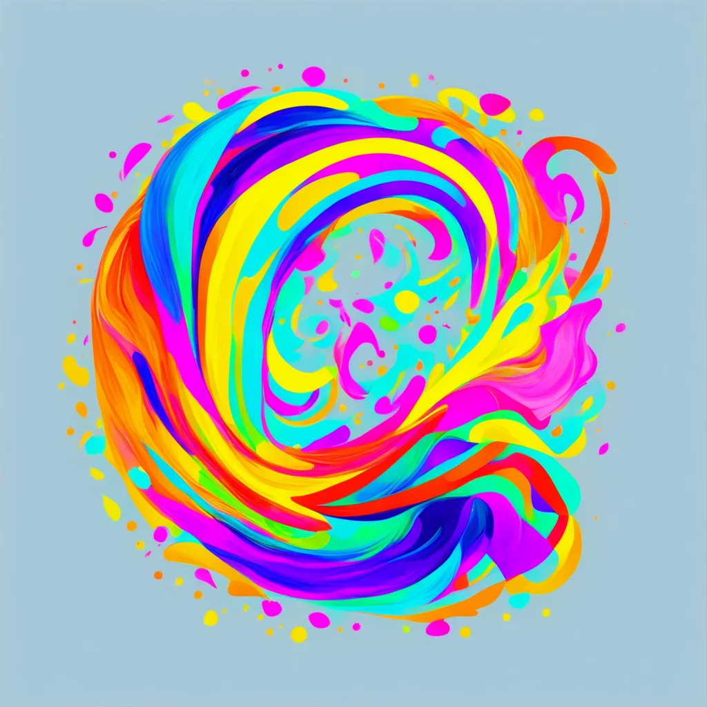 gogh e swirl art colorful letter e logo e e e confident engaging wow artstation art 3