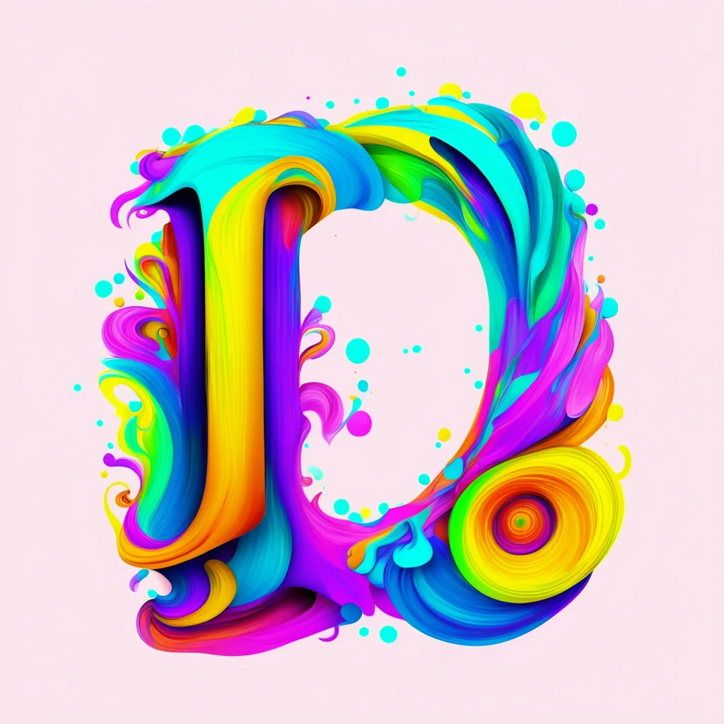 gogh e swirl art colorful letter e logo good looking trending fantastic 1