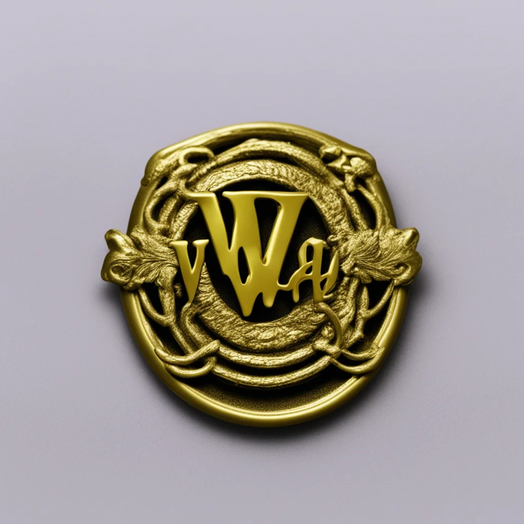 gold badge with letters %22wild%22 on it good looking trending fantastic 1